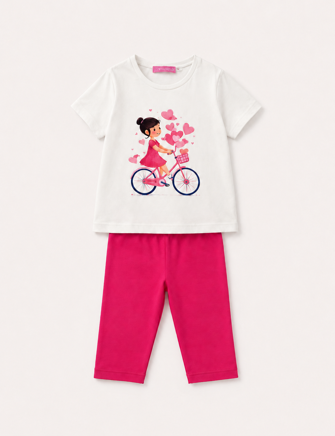 Alternative view of Conjunto Bici Crudo y Fucsia