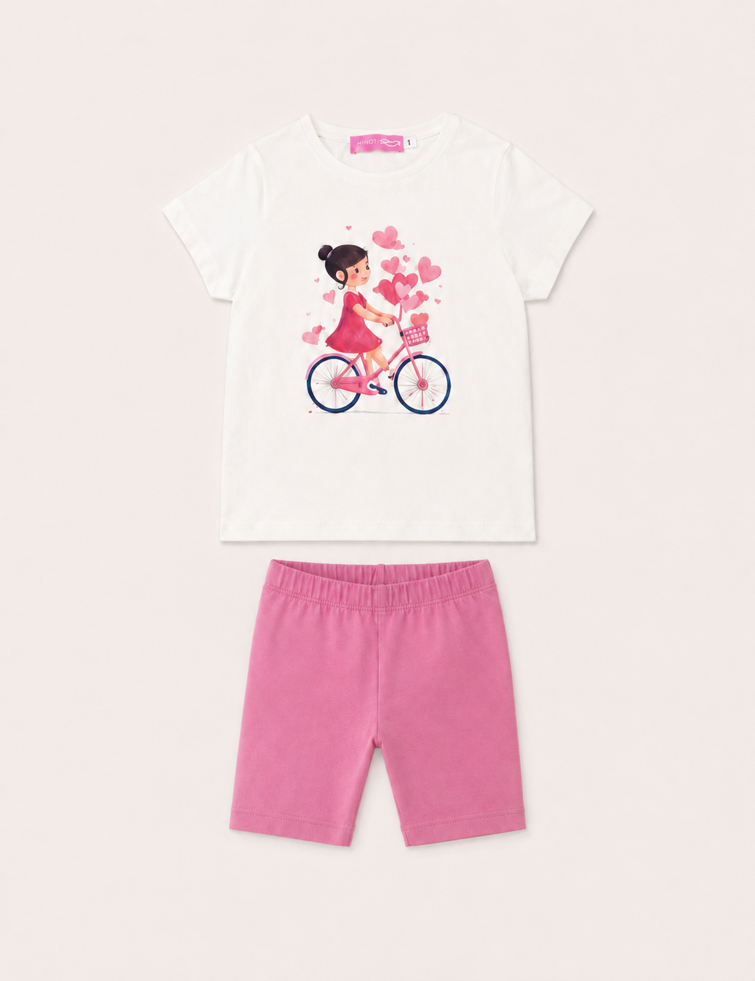 Conjunto Bici Crudo y Malva
