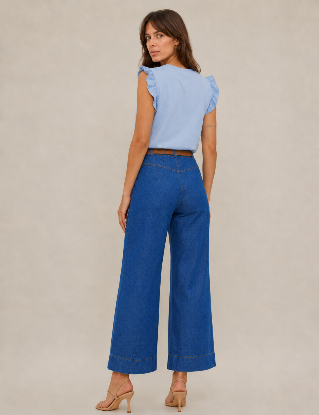 Alternative view of Vaquero Raya Wide-leg