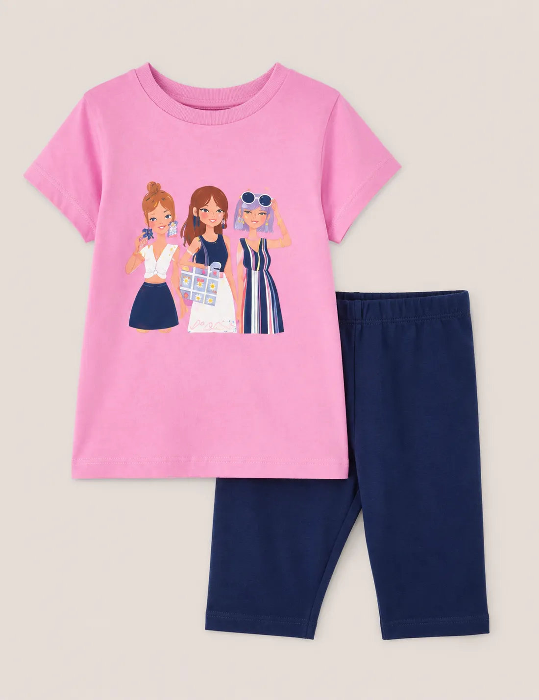 Alternative view of Conjunto Muñecas Malva y Marino