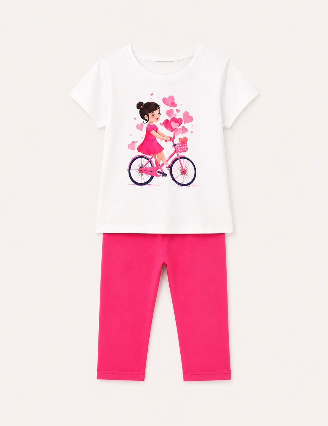 Alternative view of Conjunto Bici Crudo y Fucsia