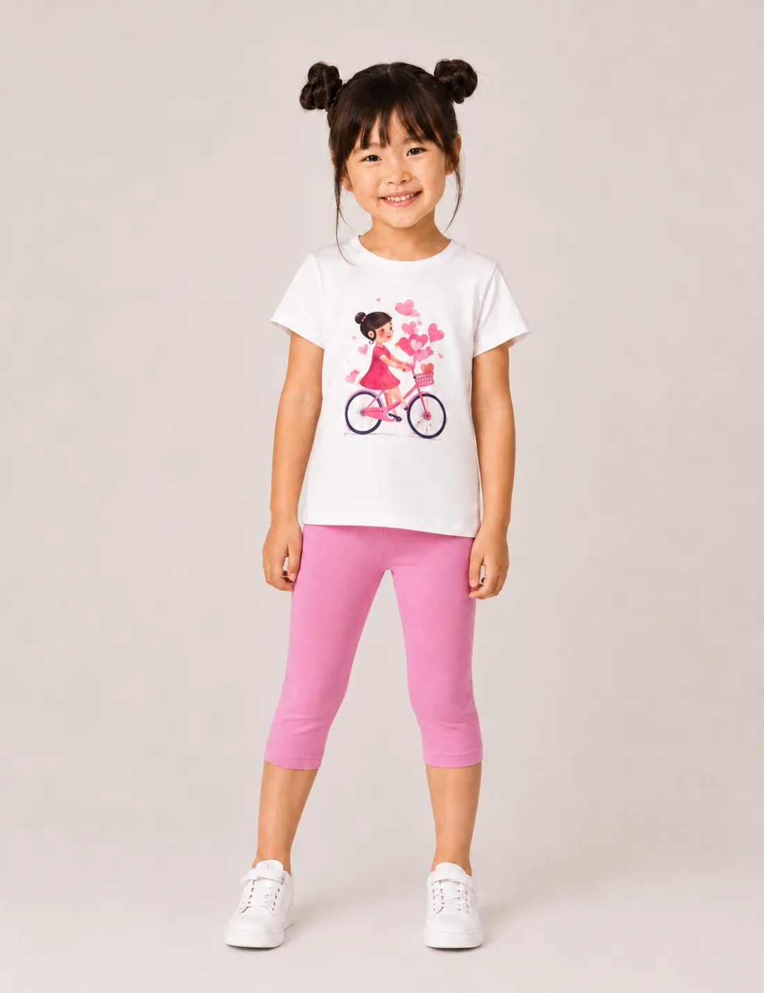 Conjunto Bici Crudo y Malva