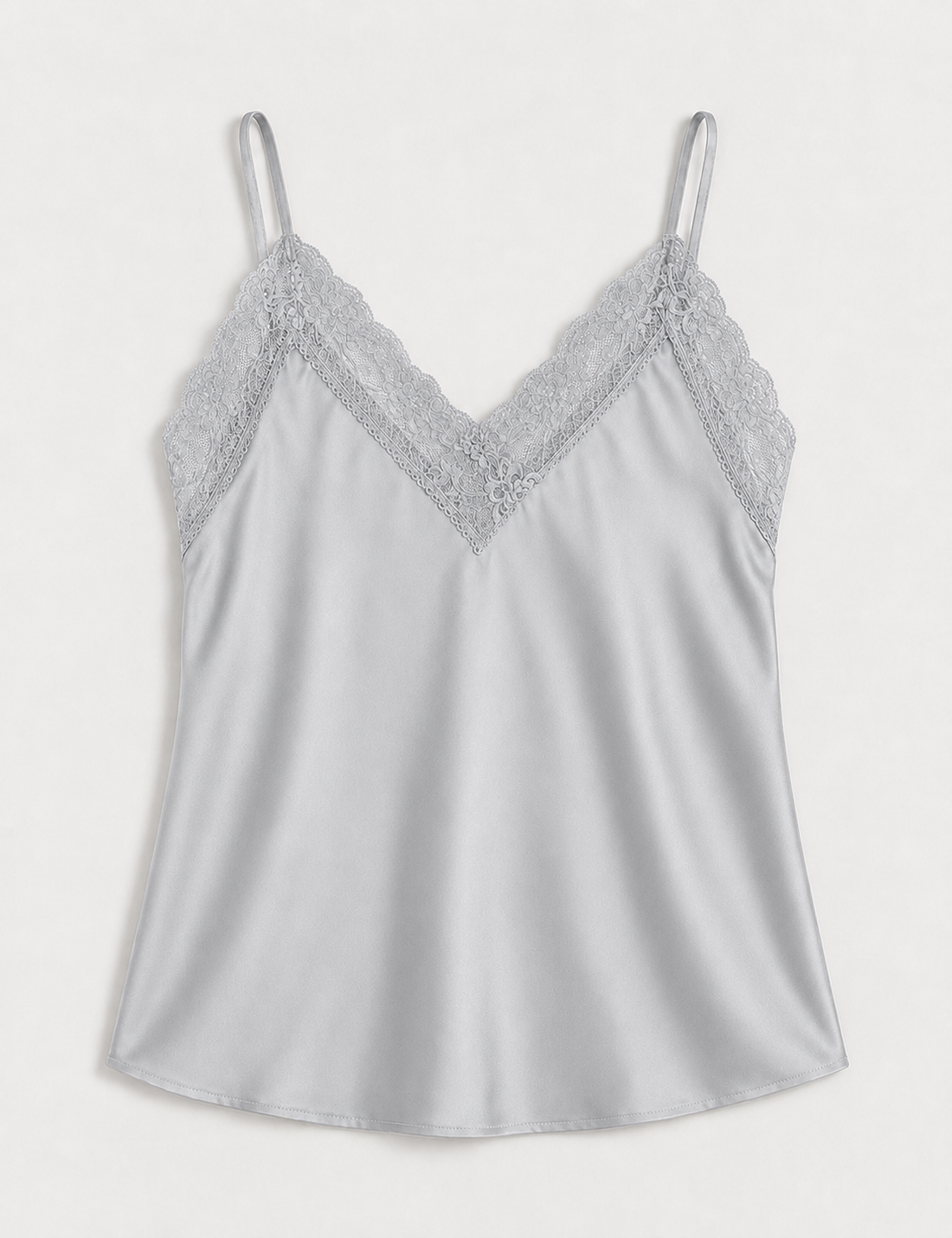 Top Lencero Raso Ceniza