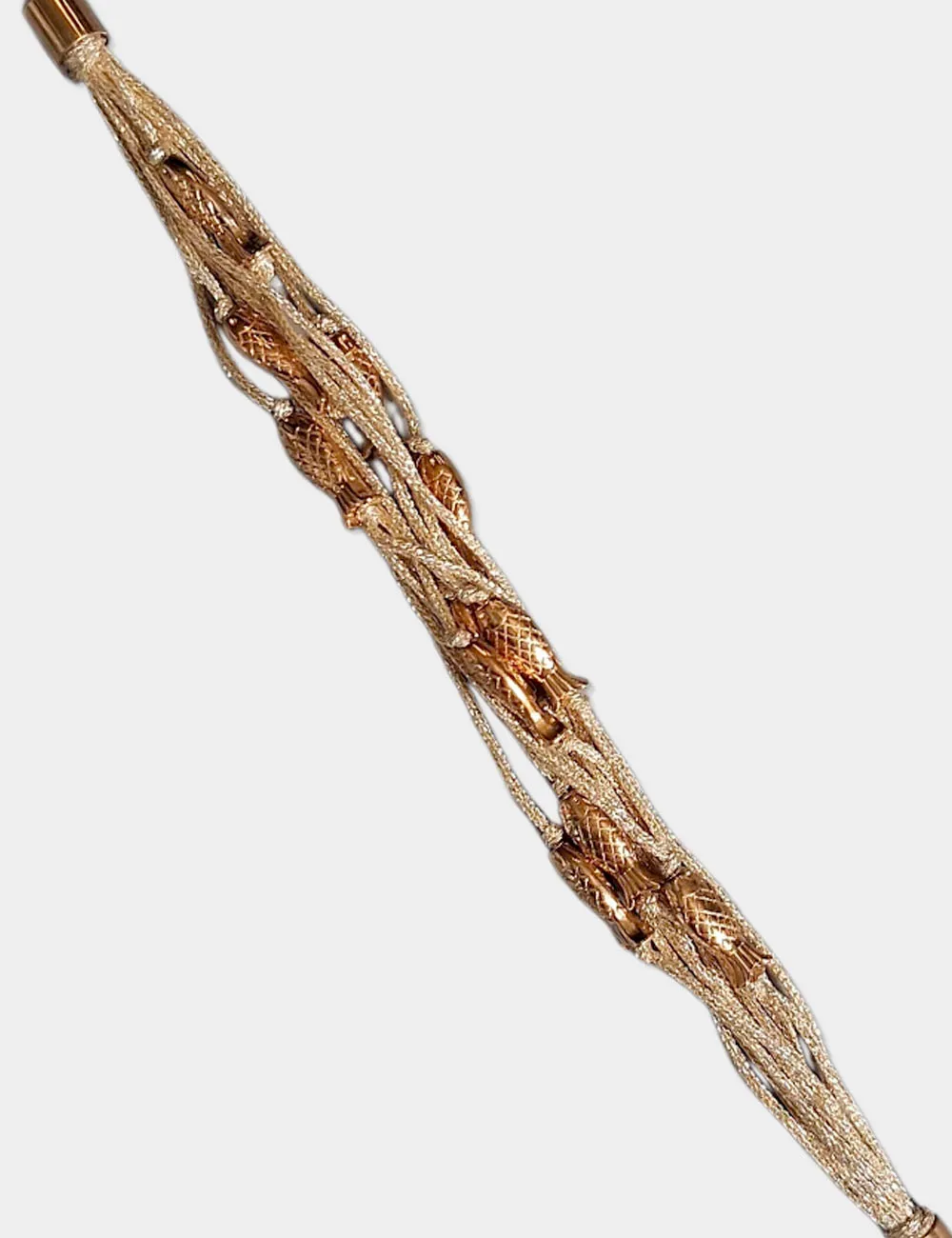 Alternative view of Pulsera Cuerdas Peces Dorado