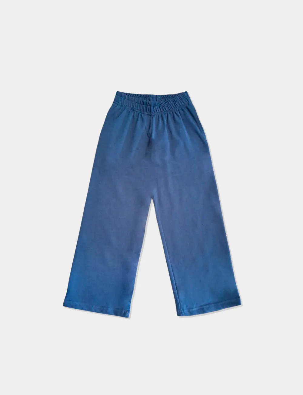 Pantalón Wide Leg Junior Azul