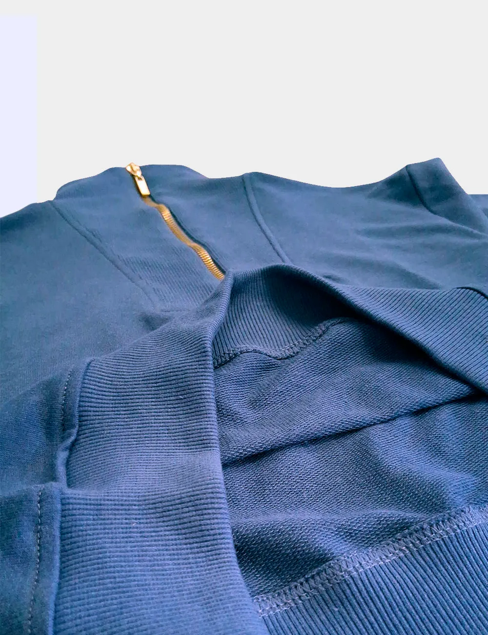 Alternative view of Sudadera Cremallera Junior Azul