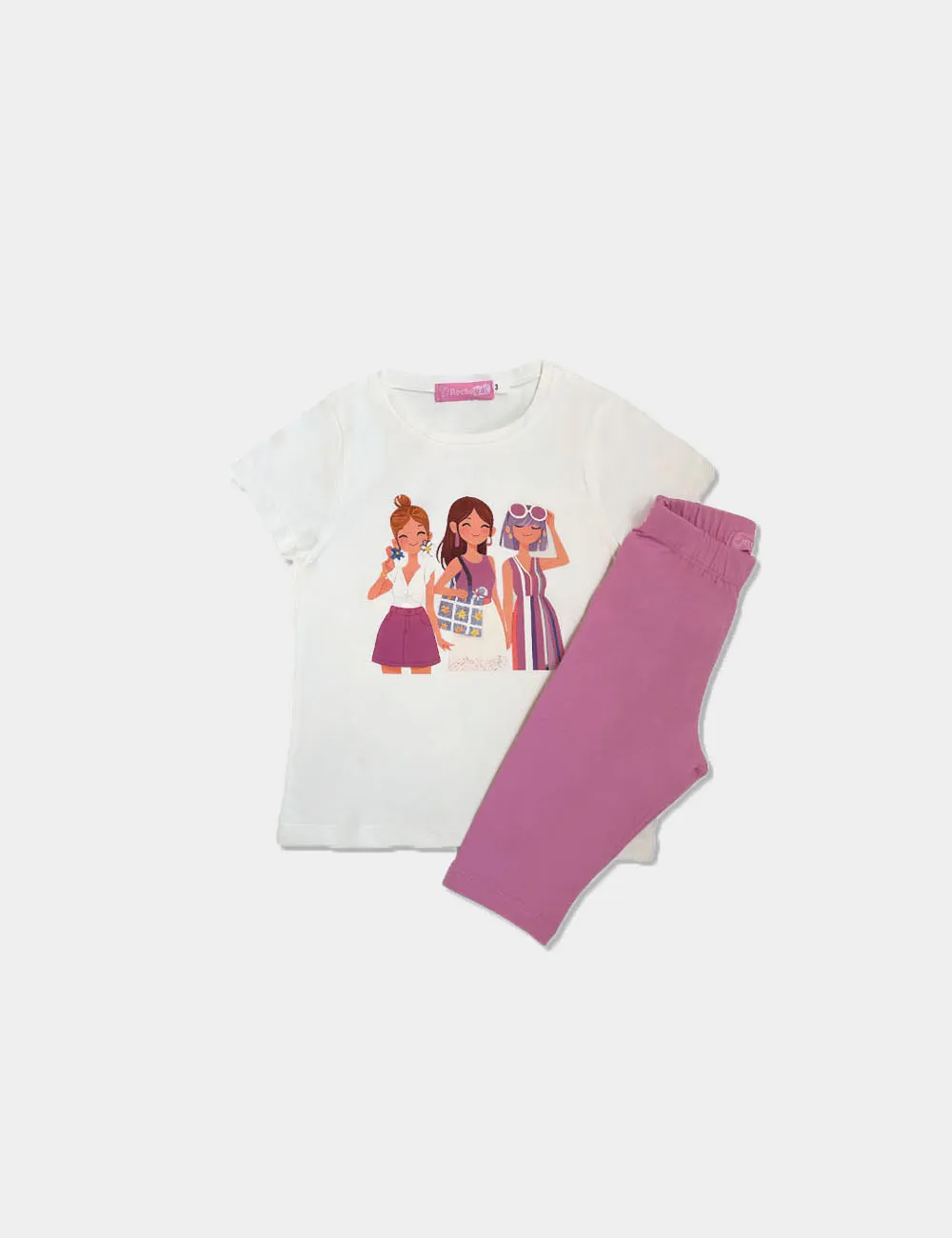 Conjunto Muñecas Crudo y Malva