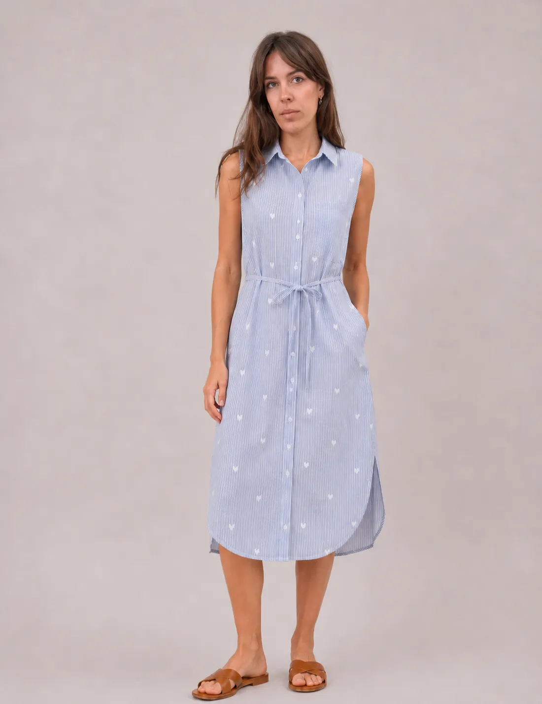 Vestido Camisero Corazones