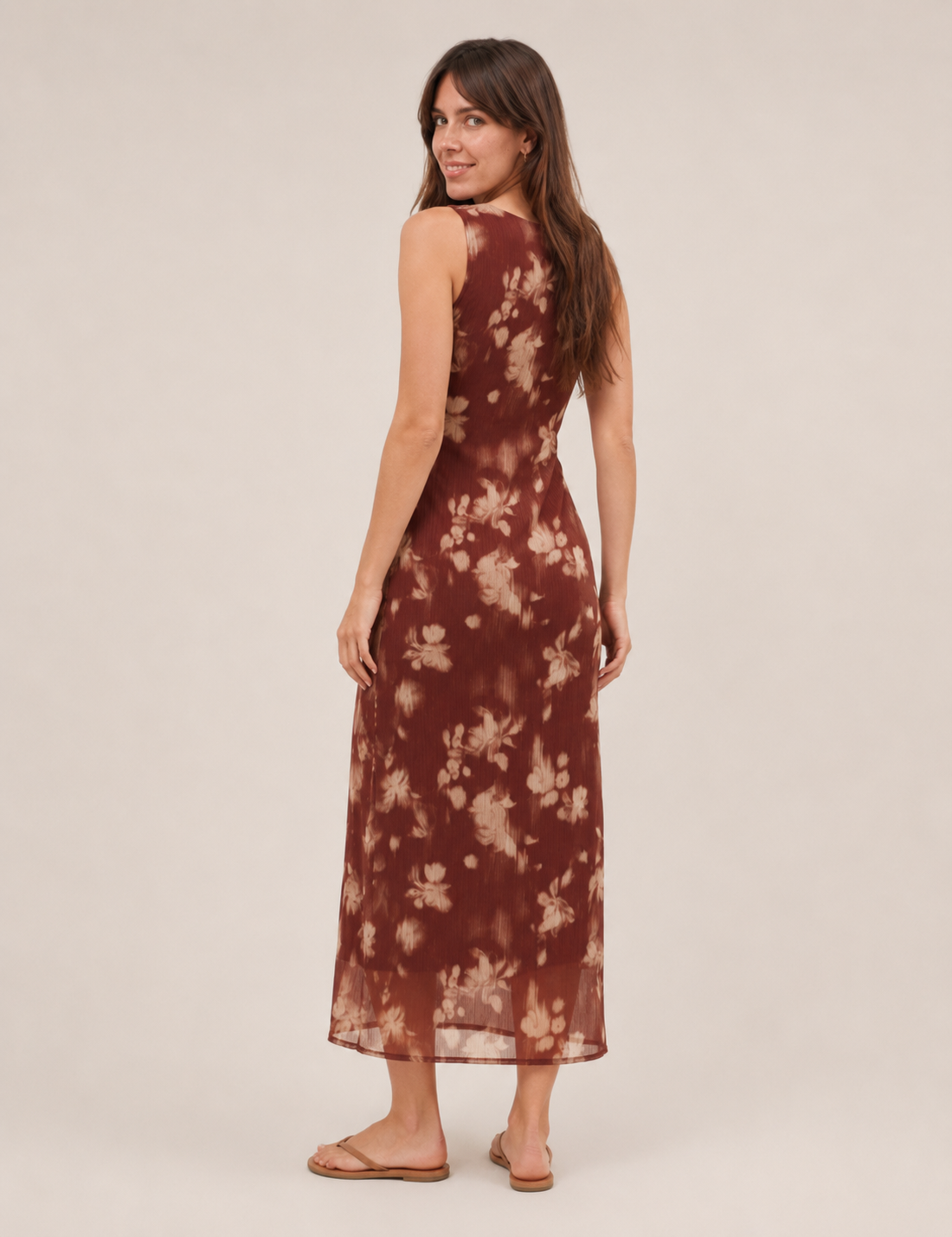 Alternative view of Vestido Gasa Teja