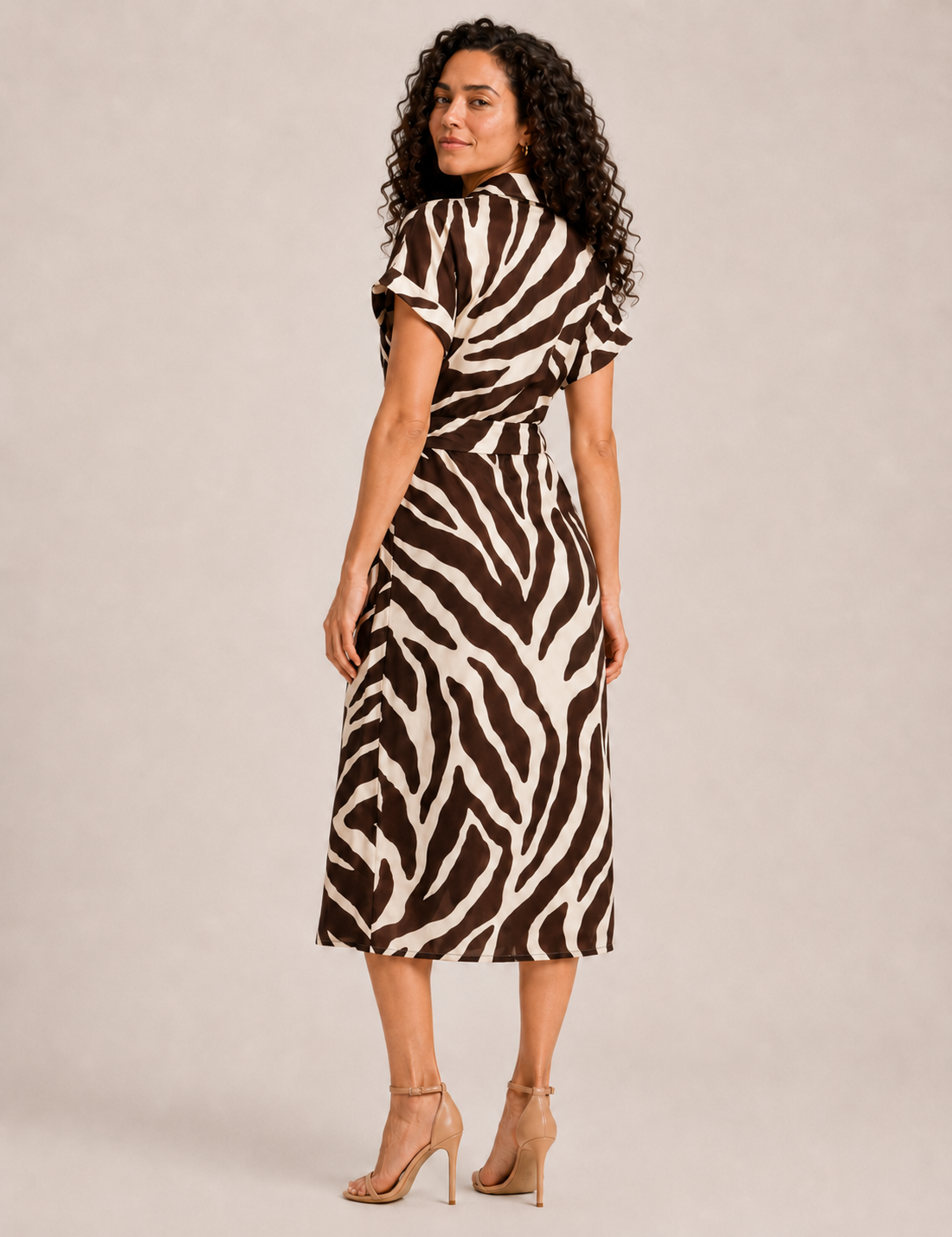 Alternative view of Vestido Cruzado Estampado