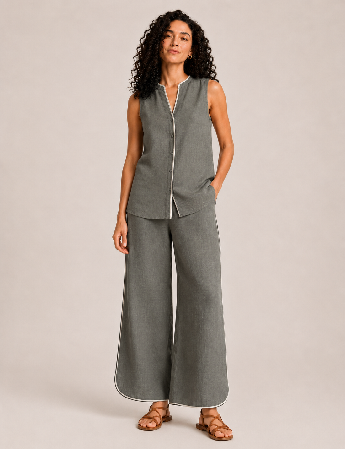 Alternative view of Blusa Contraste Verde