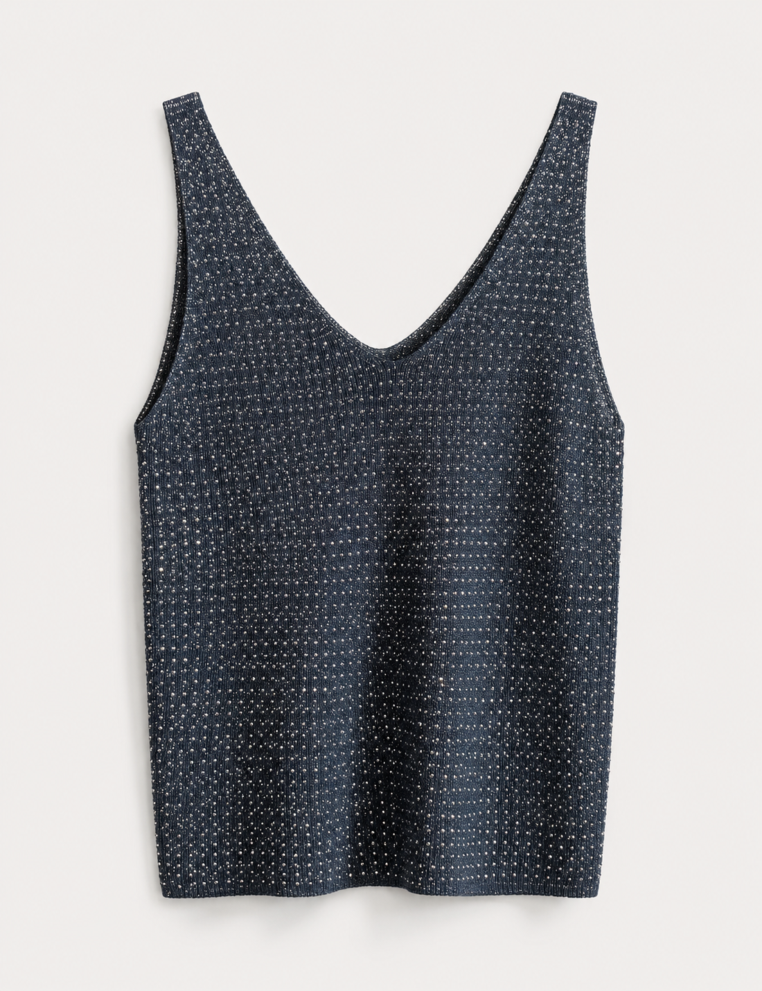 Alternative view of Top Tirantes Lurex Marino