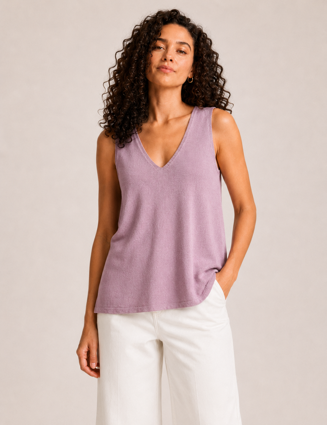 Top Punto Malva