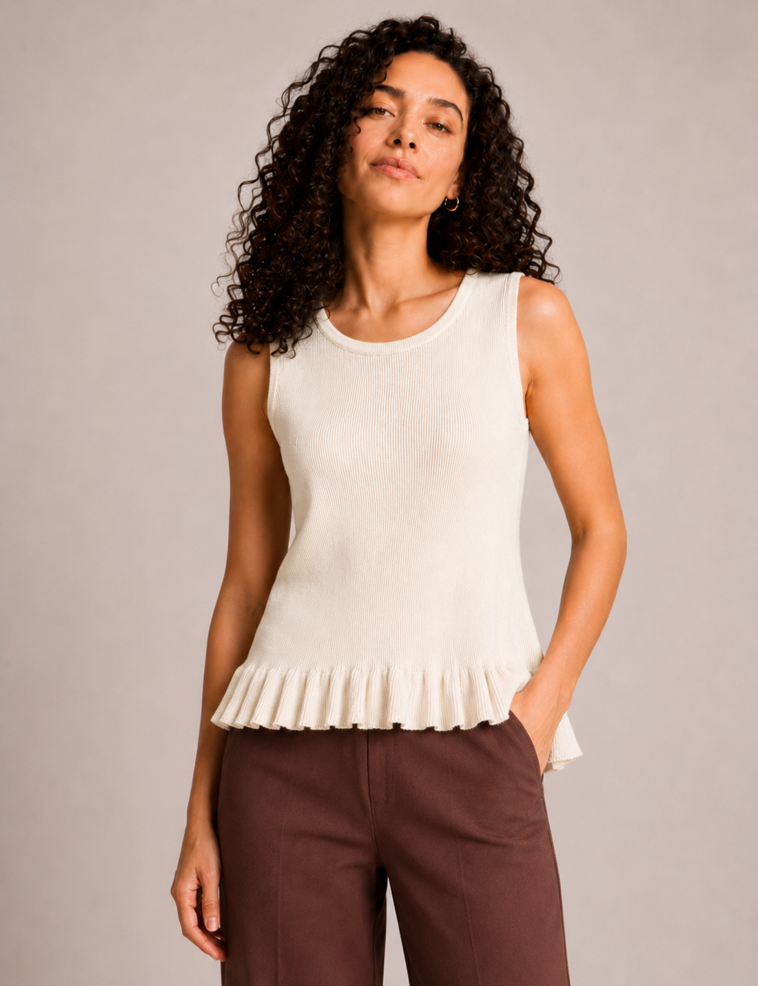 Top Volante Crema
