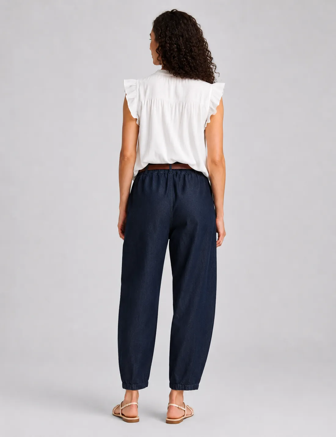 Alternative view of Camisa Manga Volantes Blanca