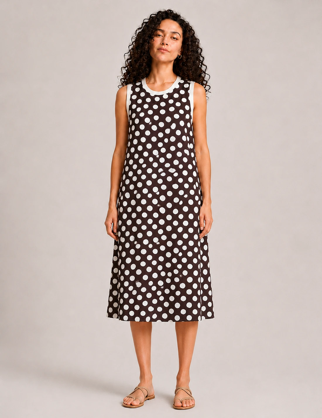 Vestido Maxi Lunares