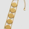Pulsera Círculos Dorados