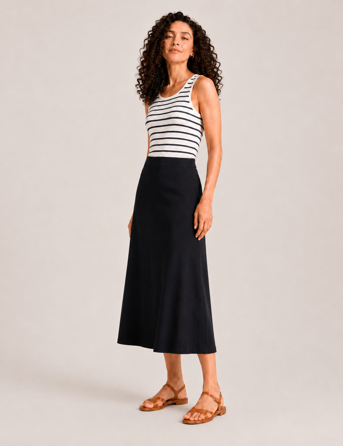 Falda Maxi Negra