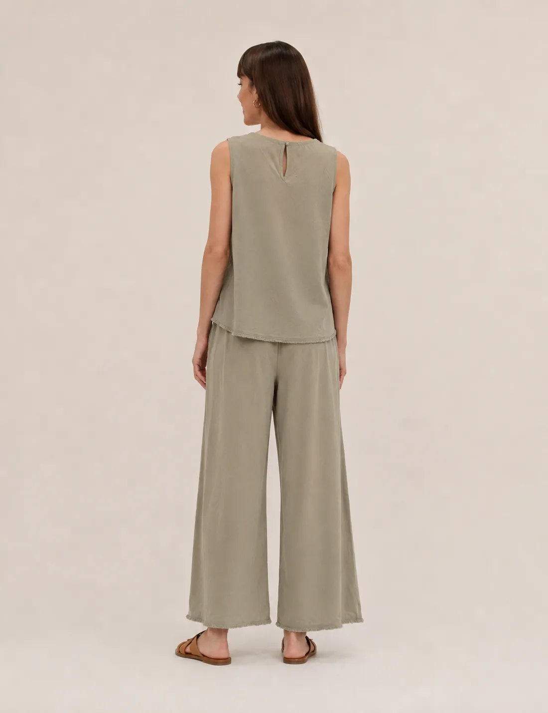 Alternative view of Blusa Flecos Kaki