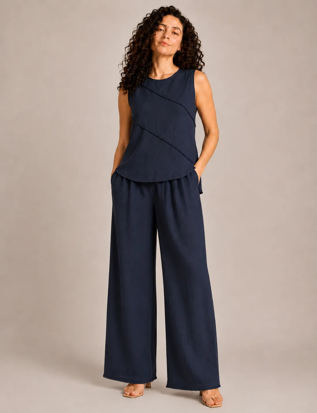 Pantalón Flecos Marino