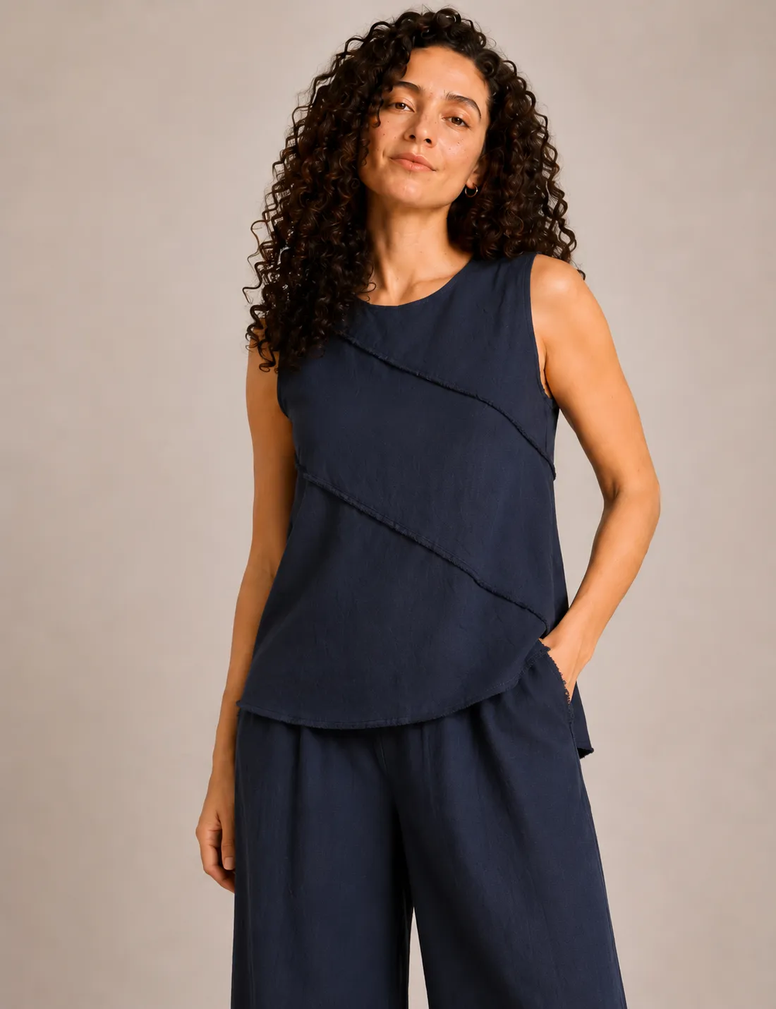 Blusa Flecos Marino