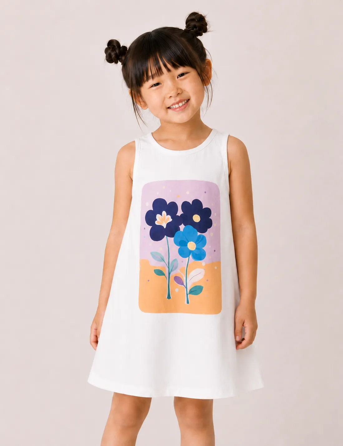 Vestido Tirante Flores