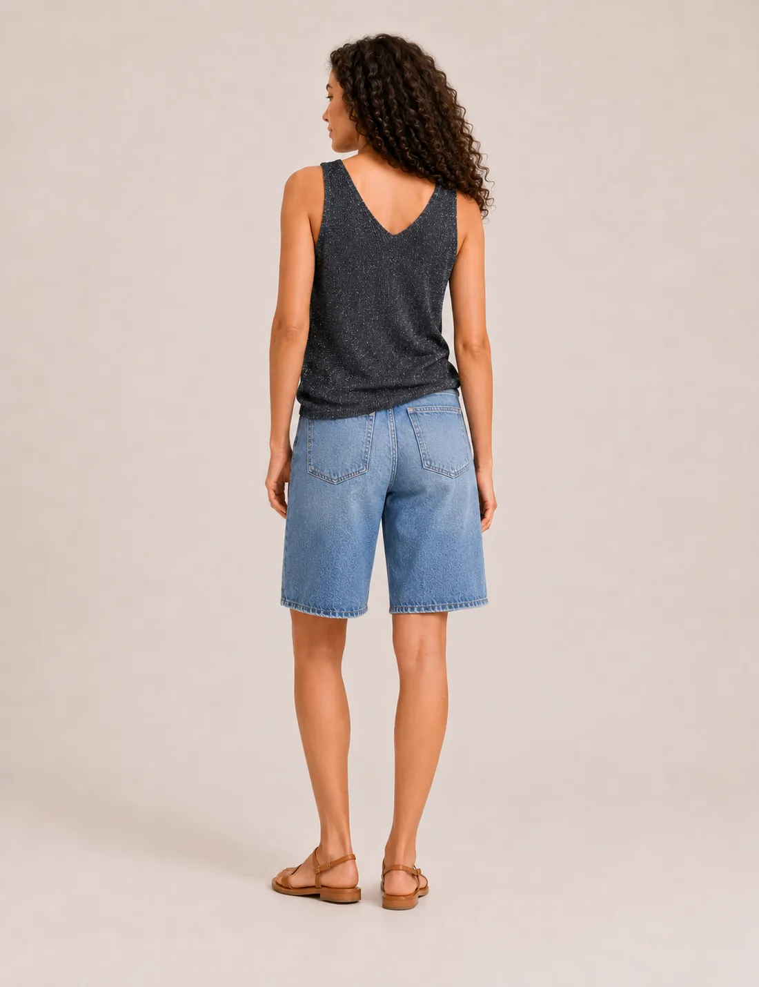 Alternative view of Top Lurex Marino