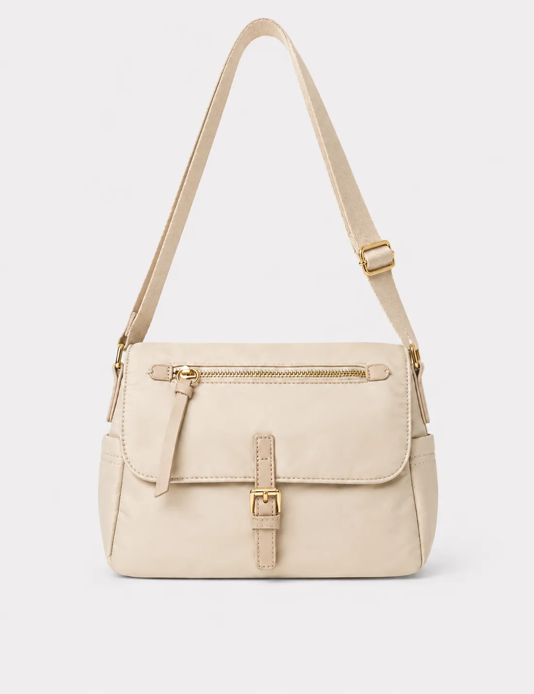 Bolso Bandolera Crema