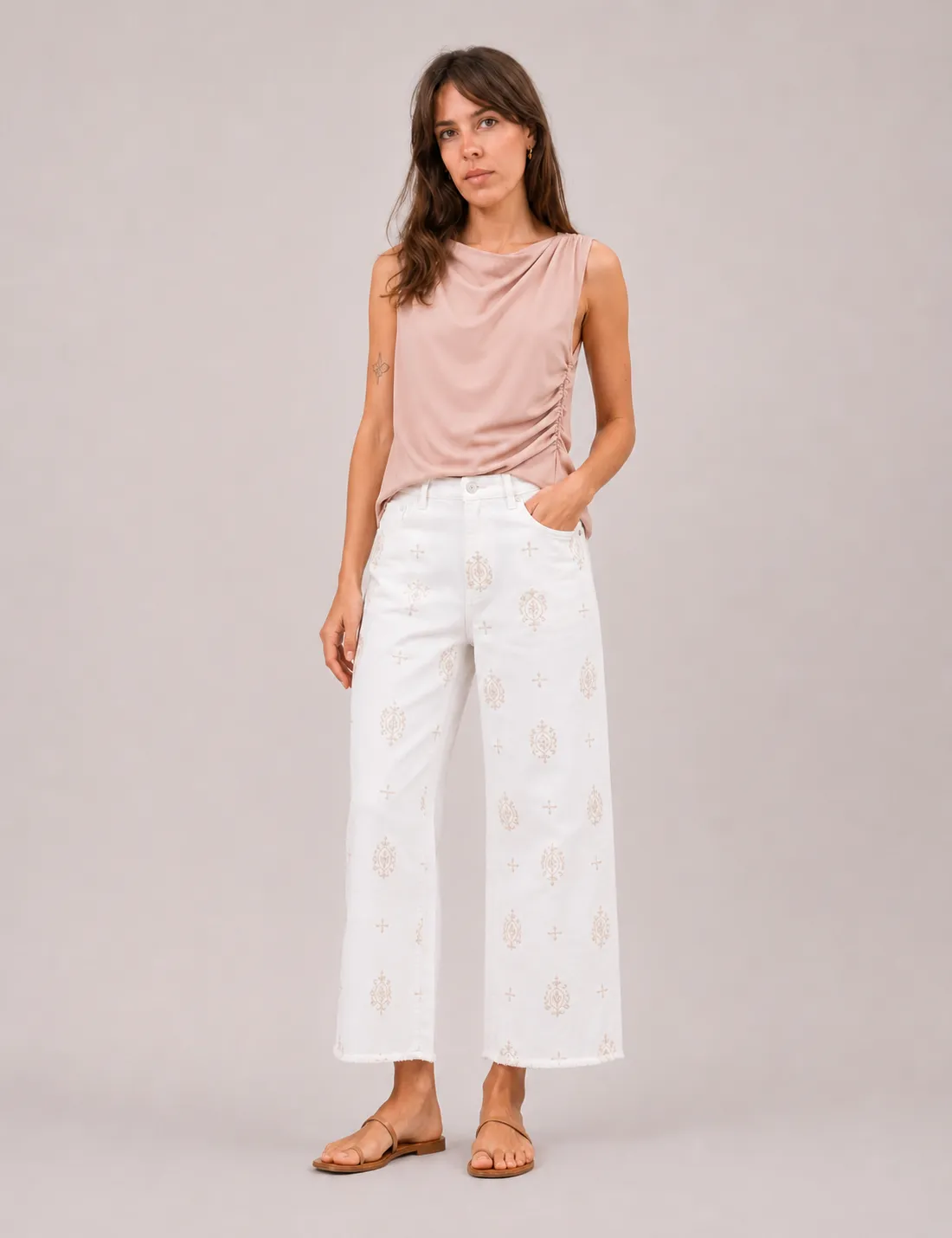 Alternative view of Camiseta Fruncida Rosa