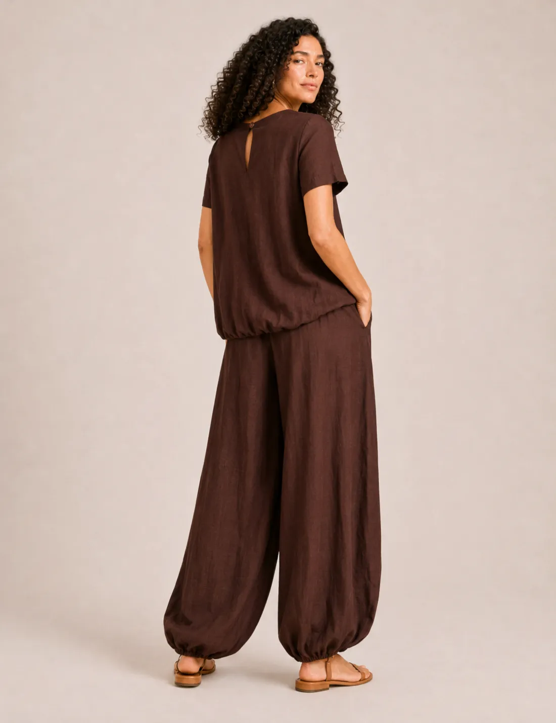 Alternative view of Blusa Globo Chocolate