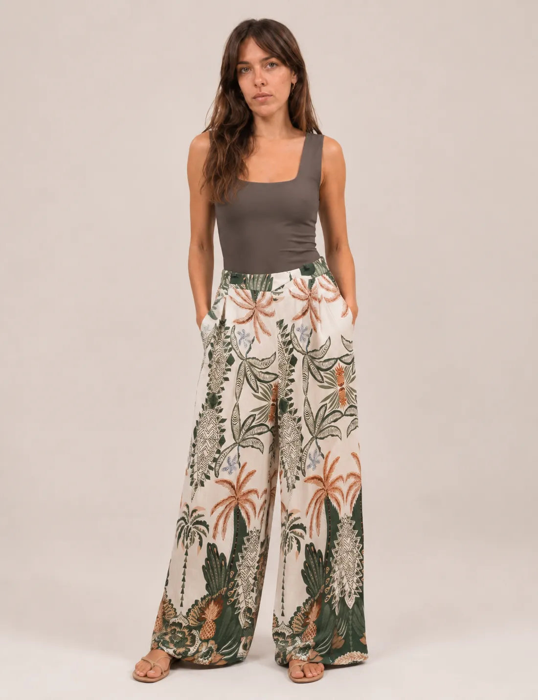 Pantalón Fluido Tropical