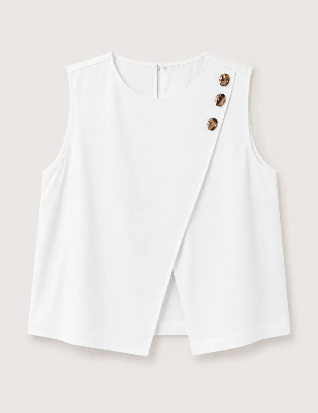 Alternative view of Blusa Cruzada Blanca