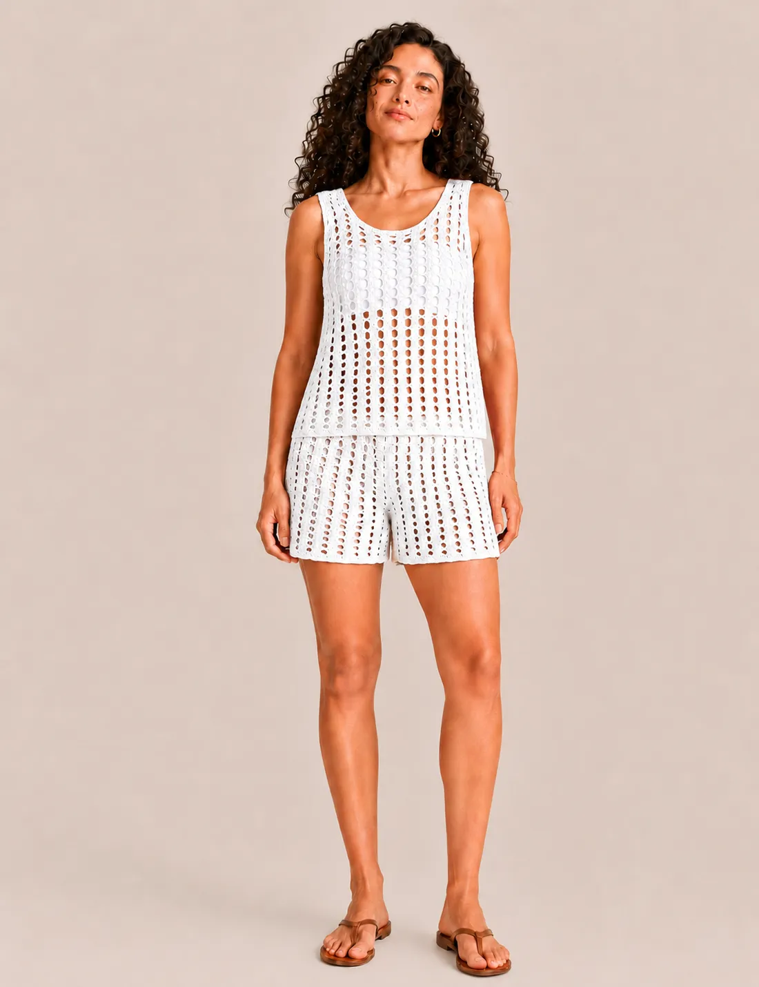 Top Crochet Blanco