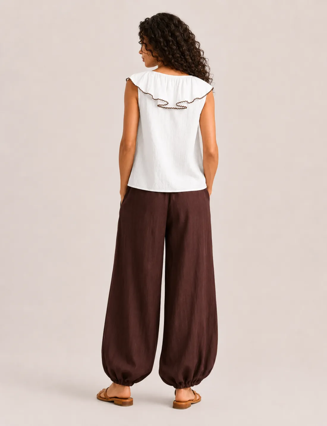 Alternative view of Blusa Volante Botón