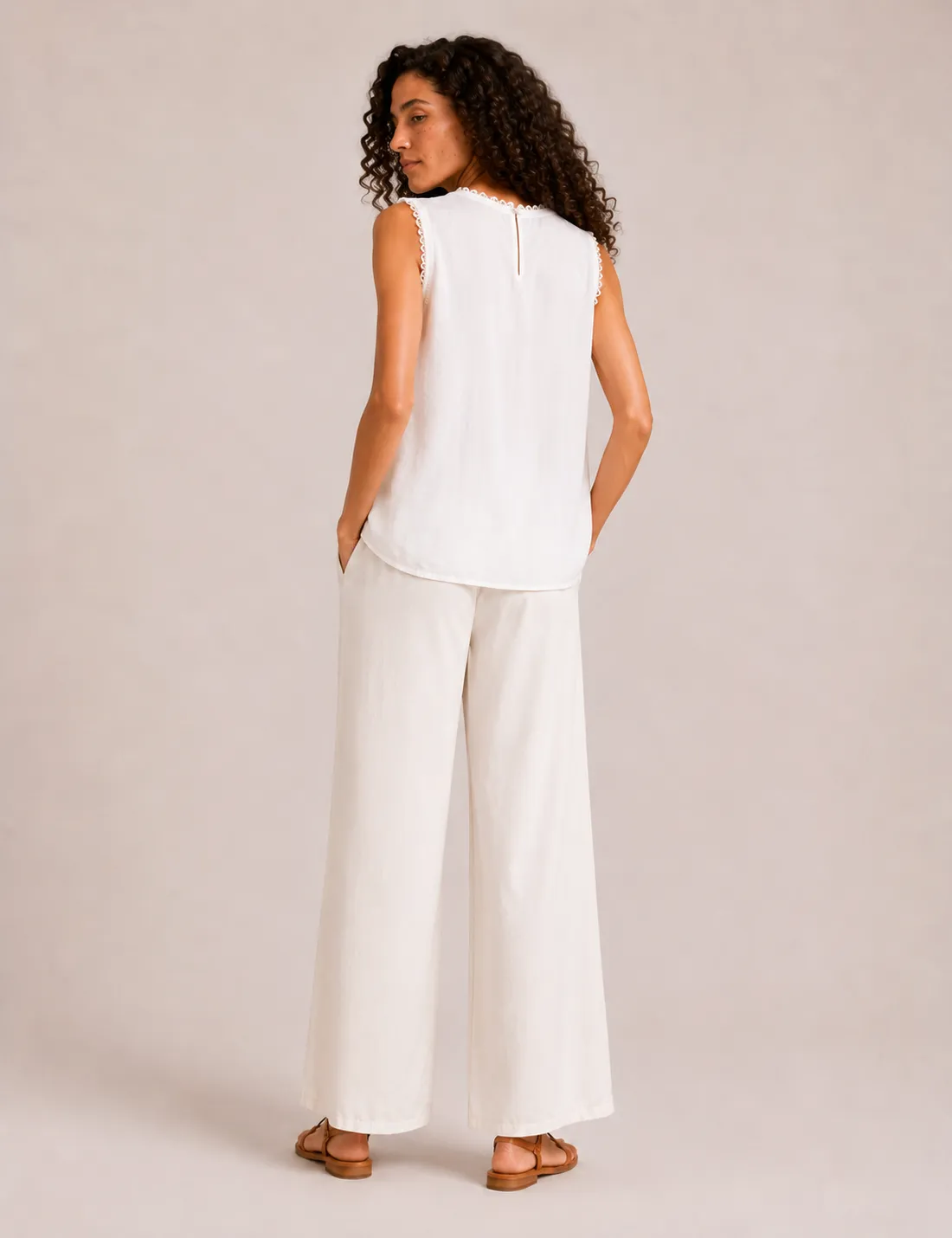 Alternative view of Blusa Bordada Blanco