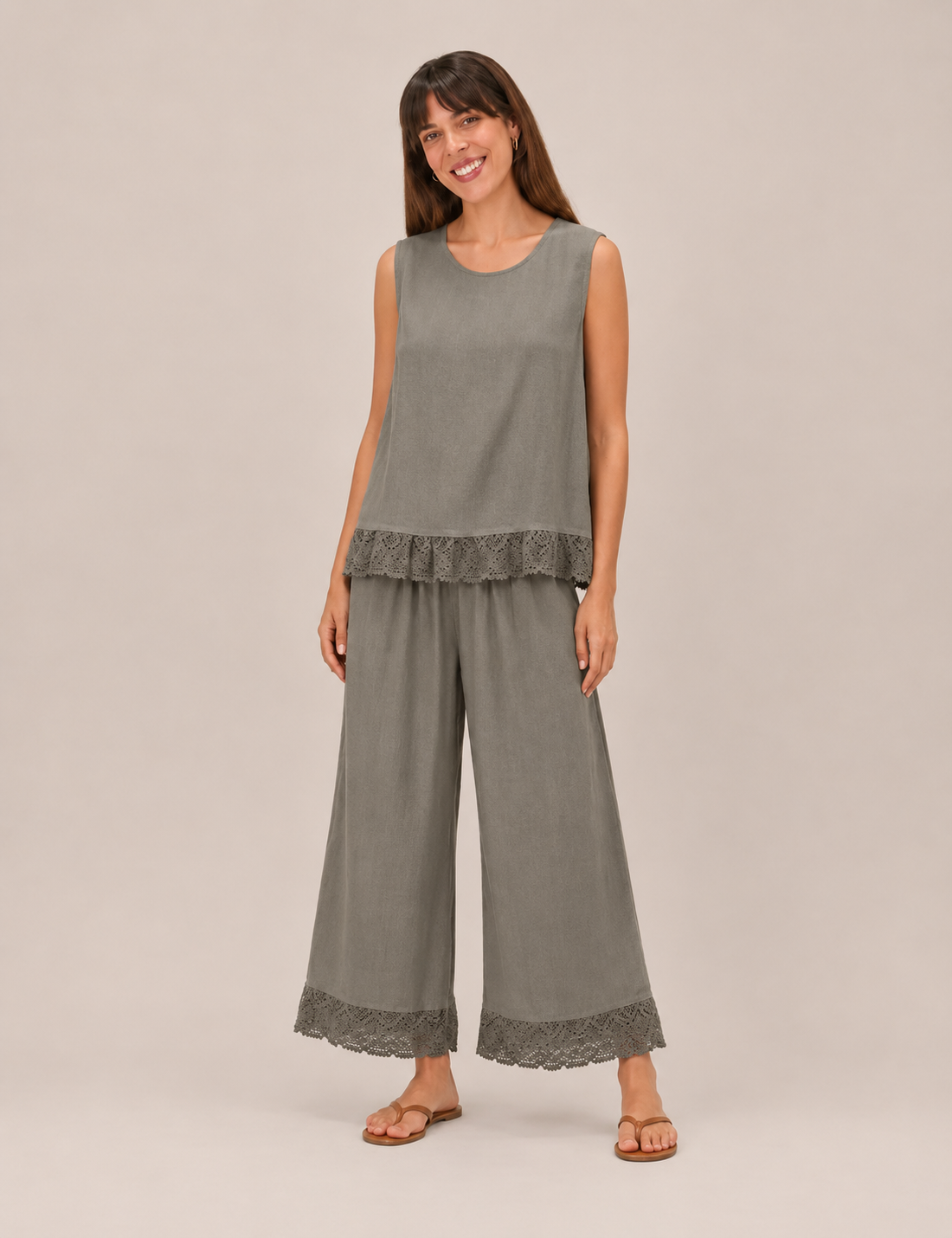 Pantalón Puntilla Kaki
