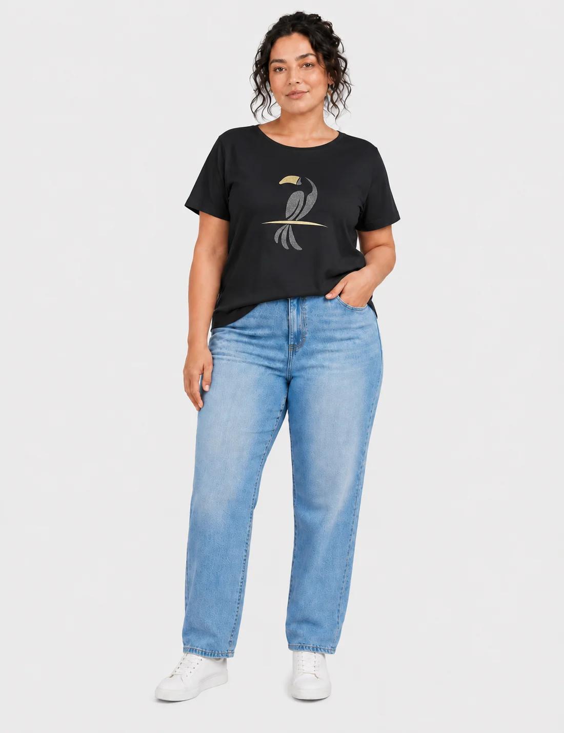 Camiseta Pelícano Negra