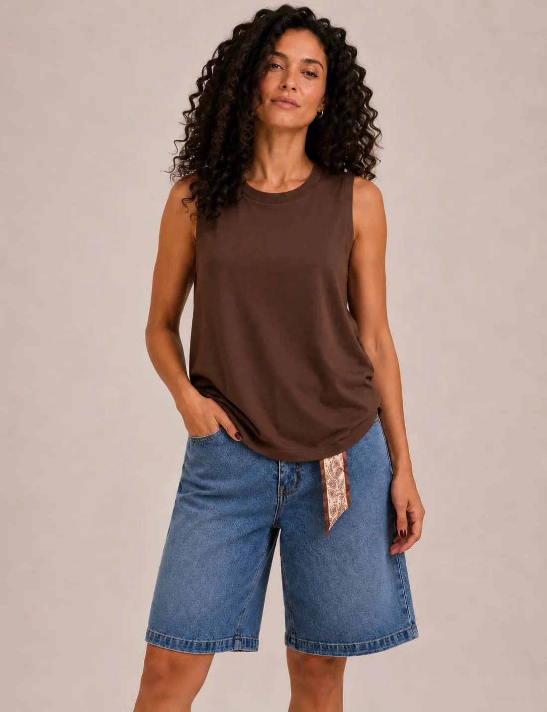 Blusa Detalle Chocolate