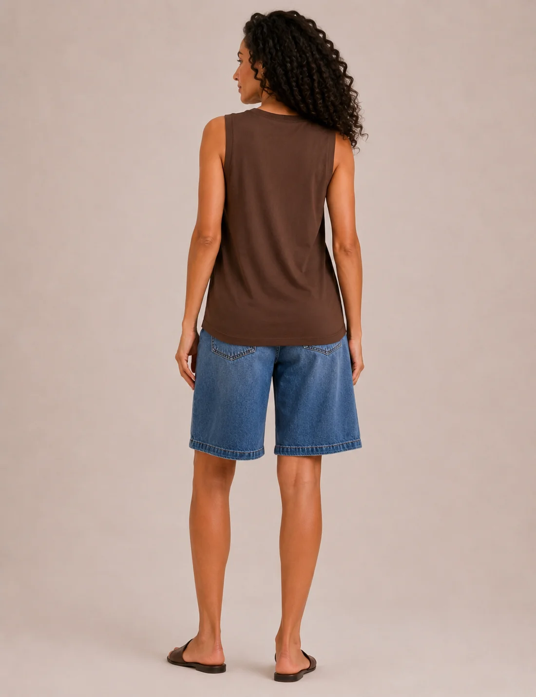 Alternative view of Blusa Detalle Chocolate