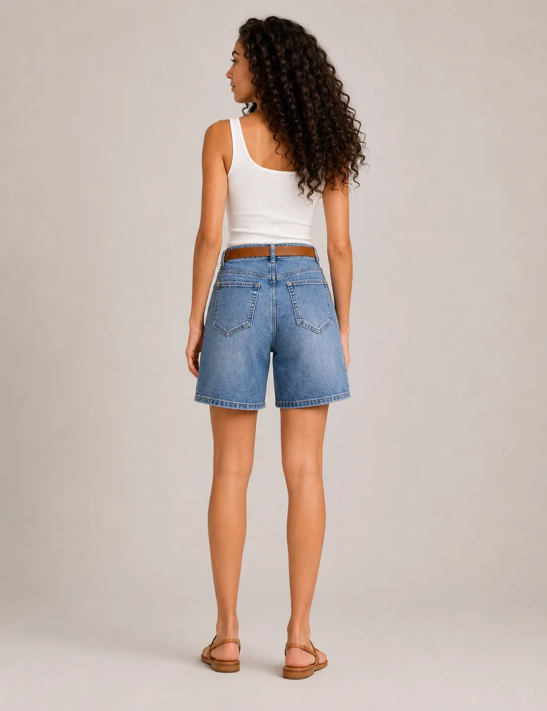 Alternative view of Bermuda Denim Cinturón