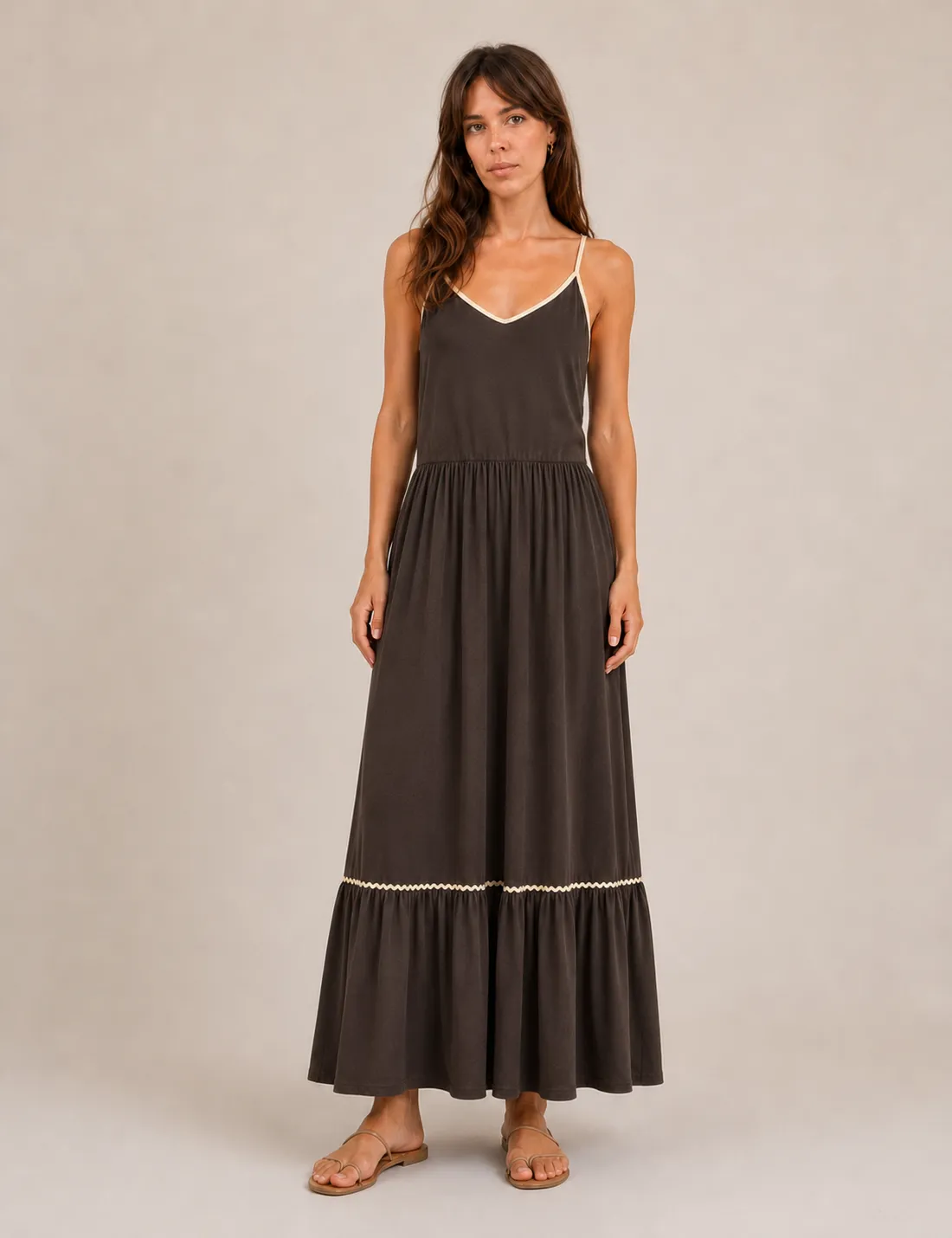 Vestido Largo Chocolate