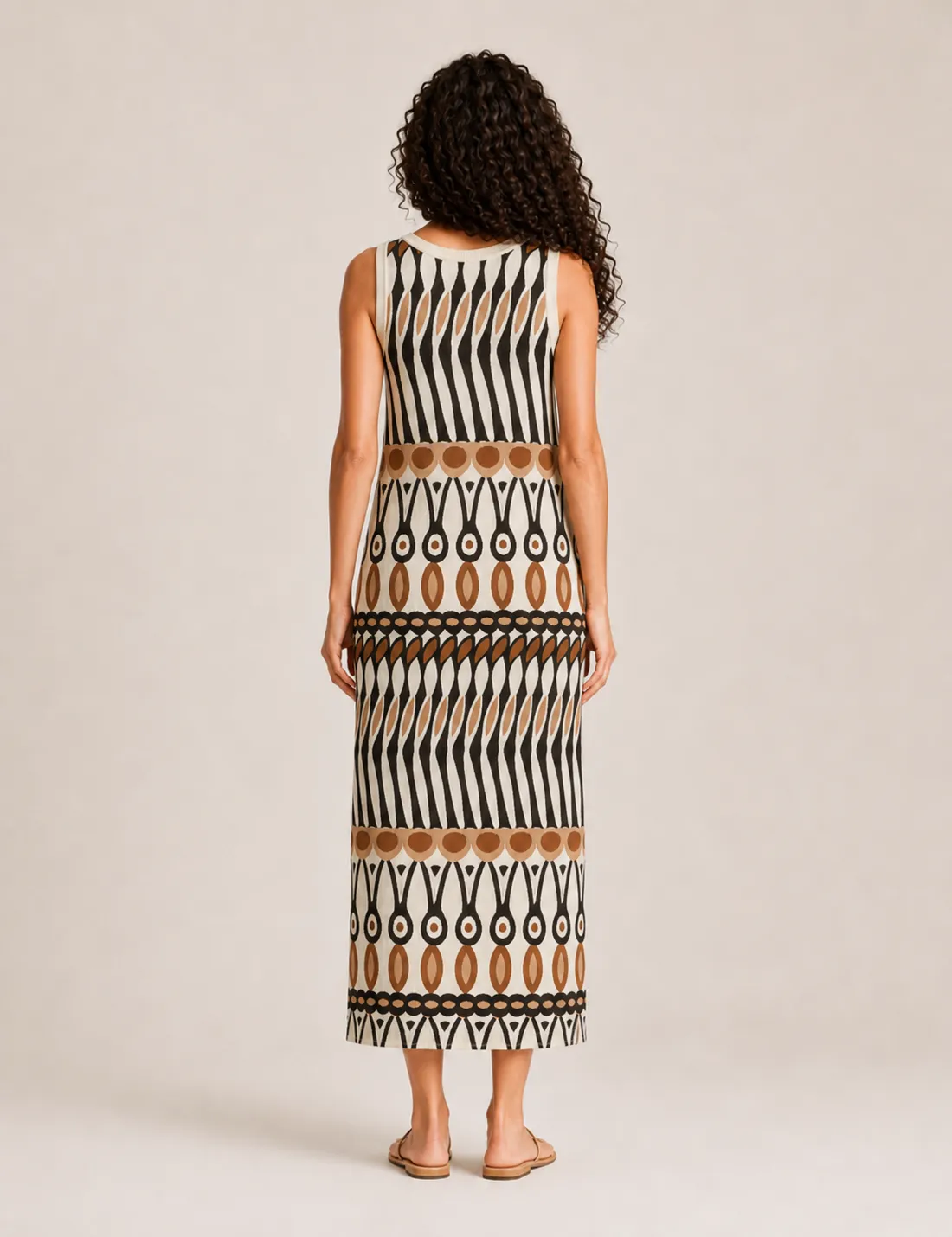 Alternative view of Vestido Midi Estampado