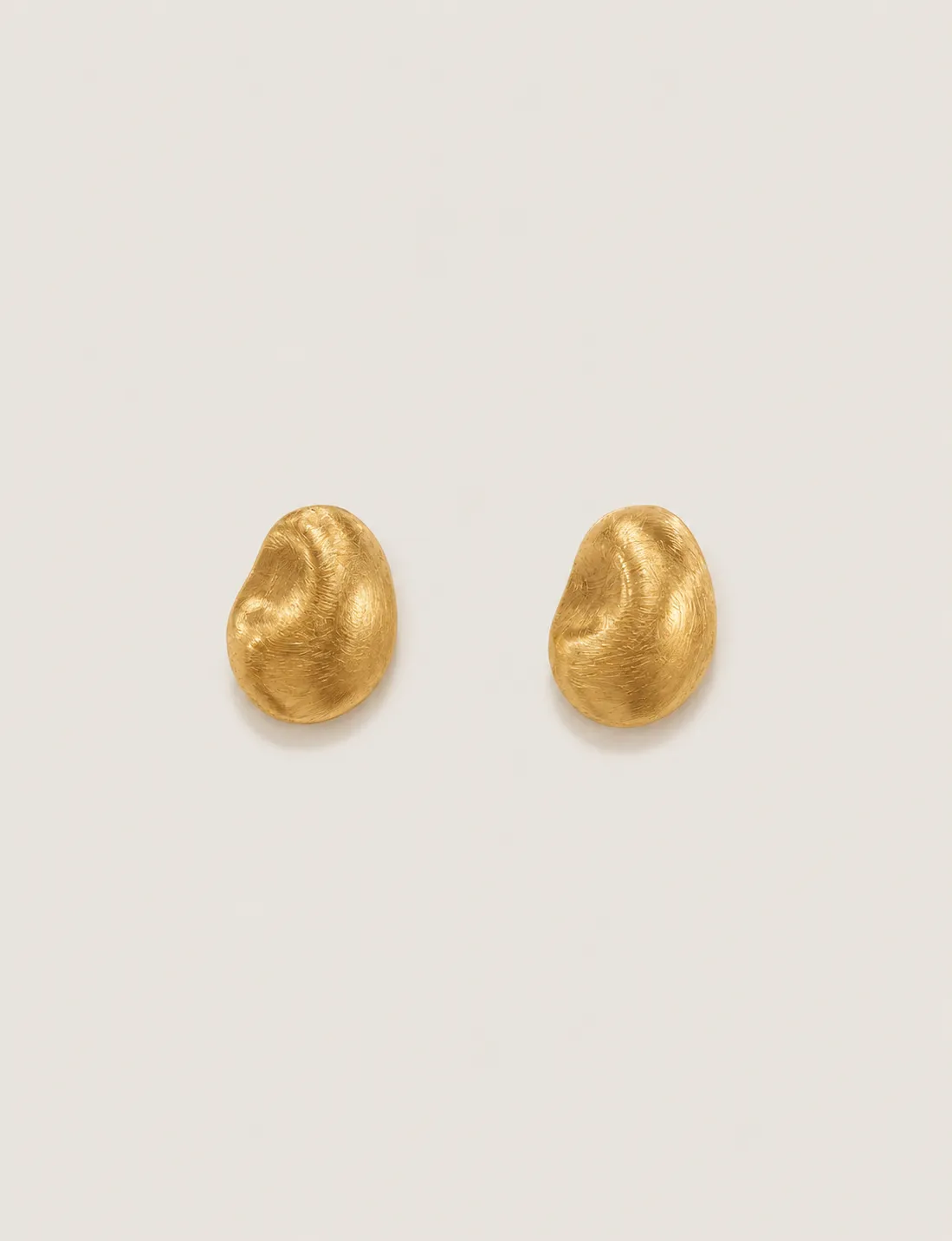 Pendientes Ovalados Dorados