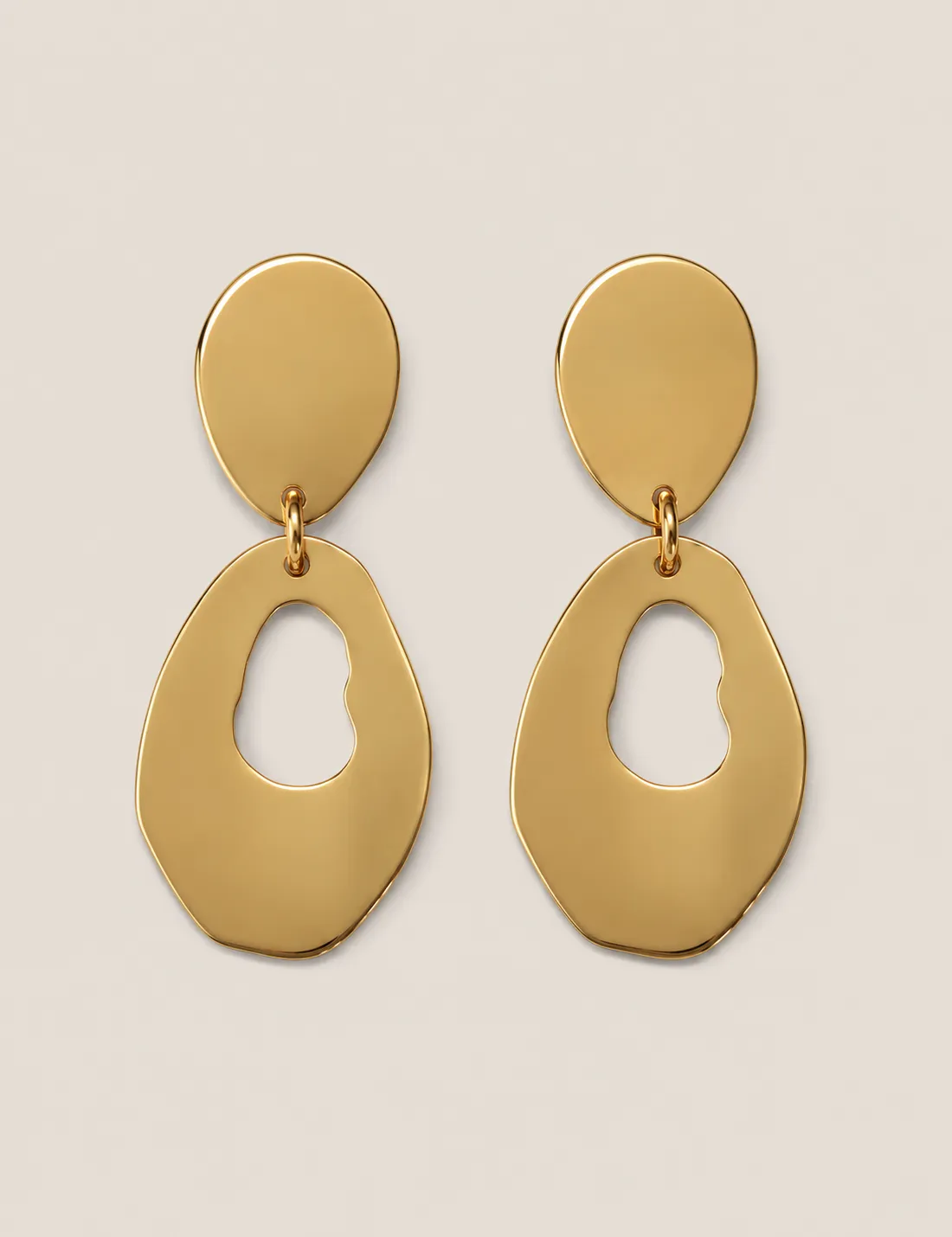 Pendientes Gota Dorados