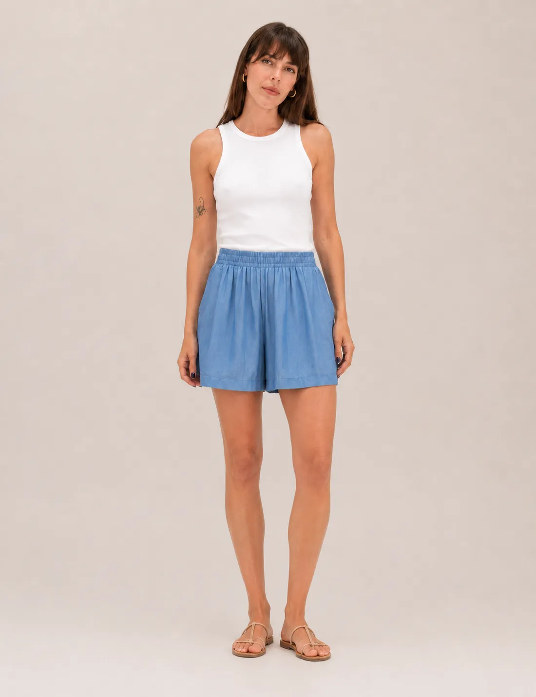 Short Fluido Denim