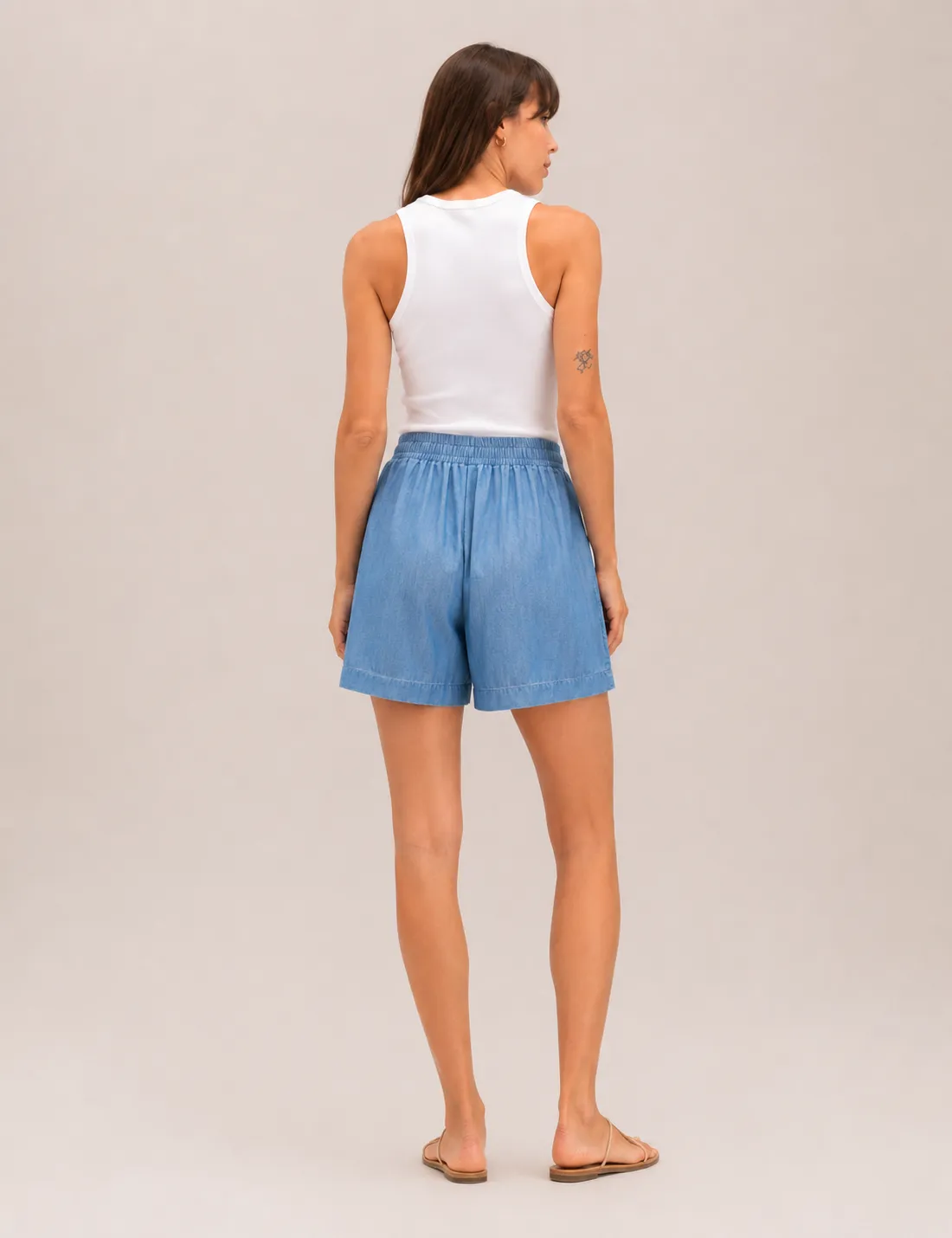 Short Fluido Denim - Imagen 2