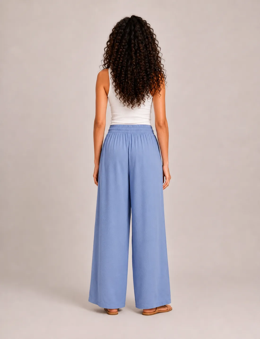 Pantalón Fluido Azul - Imagen 2