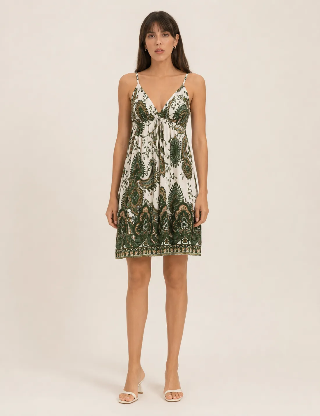 Vestido Estampado Presley Verde