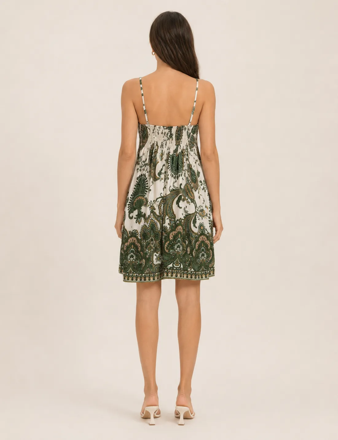 Alternative view of Vestido Estampado Presley Verde