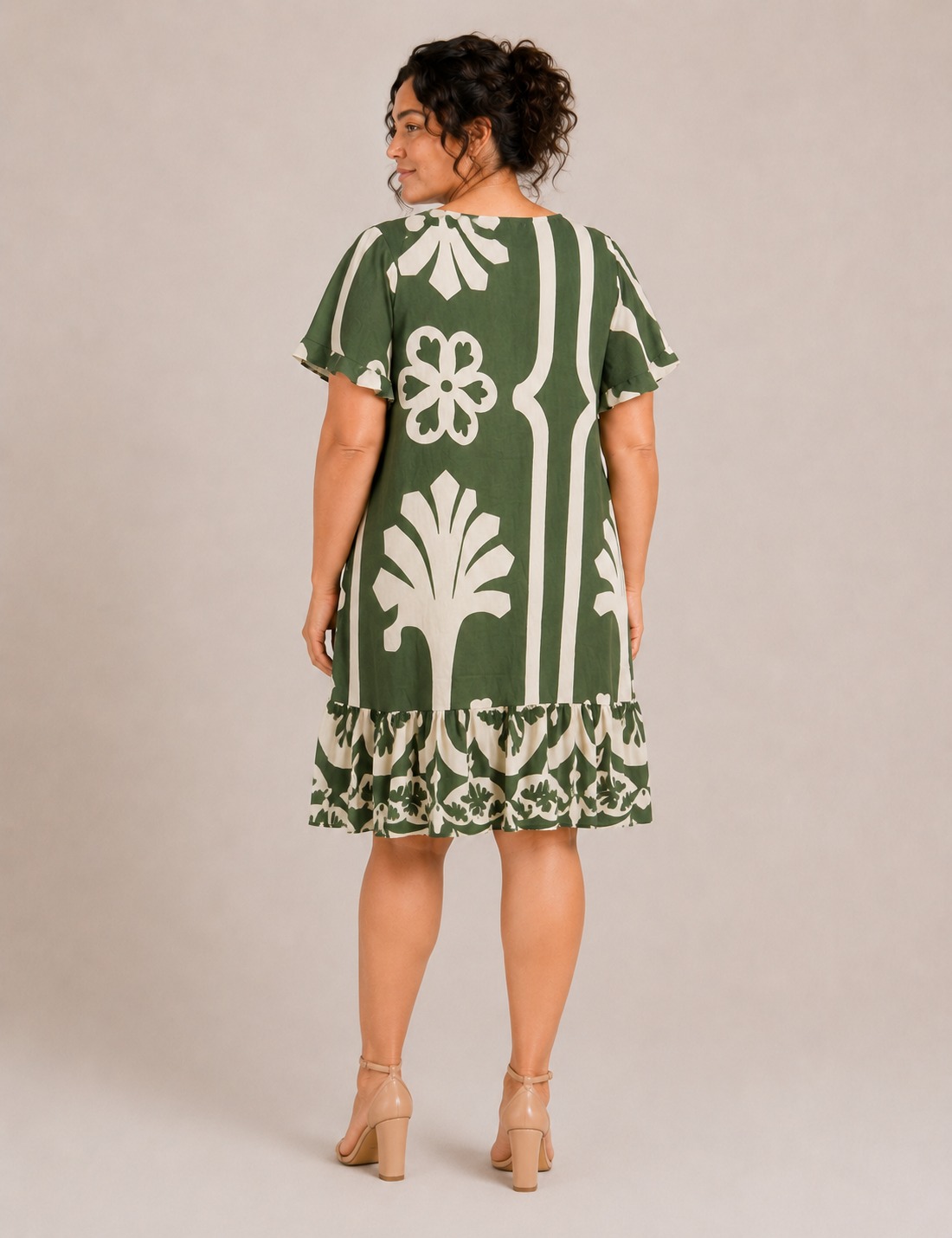 Alternative view of Vestido Estampado Botones